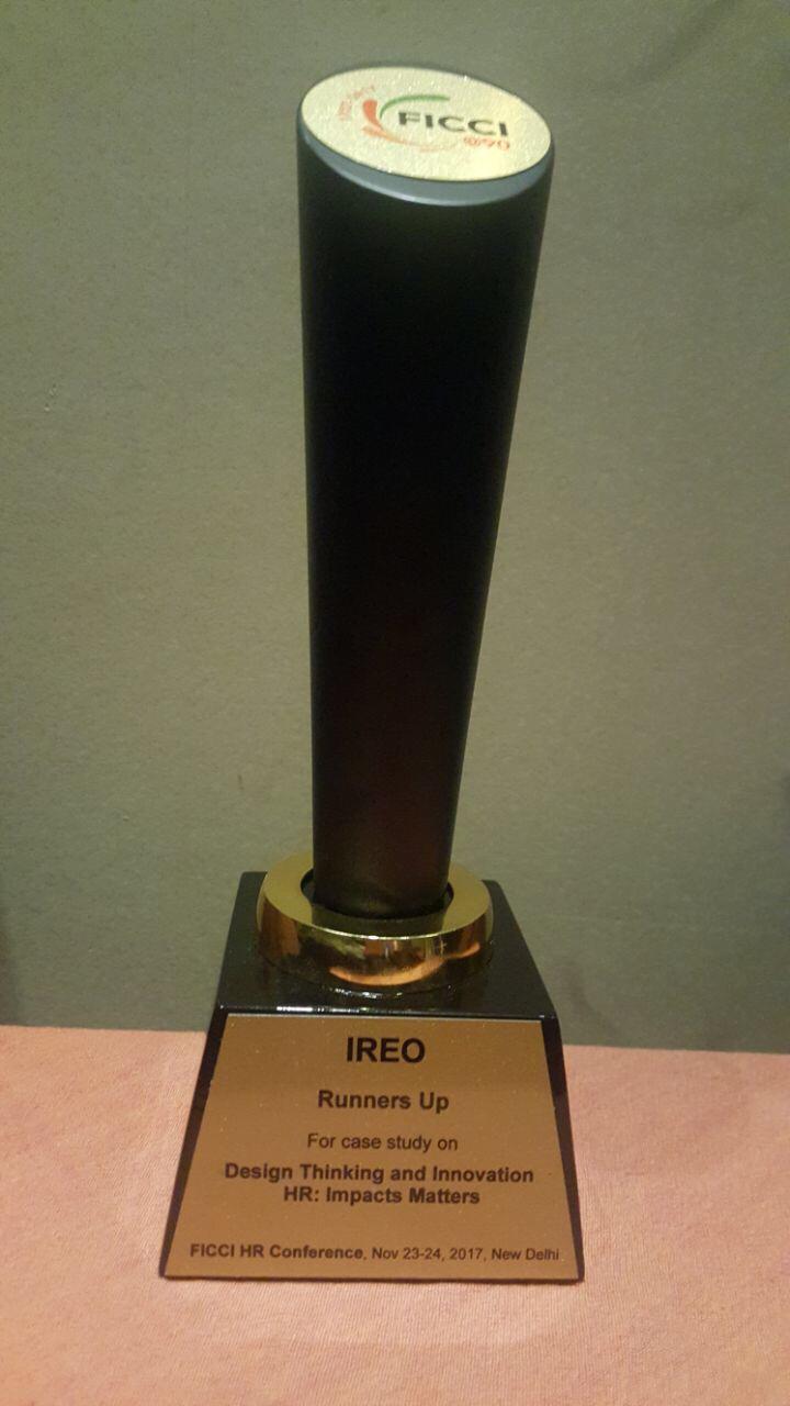 Ireo won the Runners Up trophy in the HR Conclave organised by FICCI Update